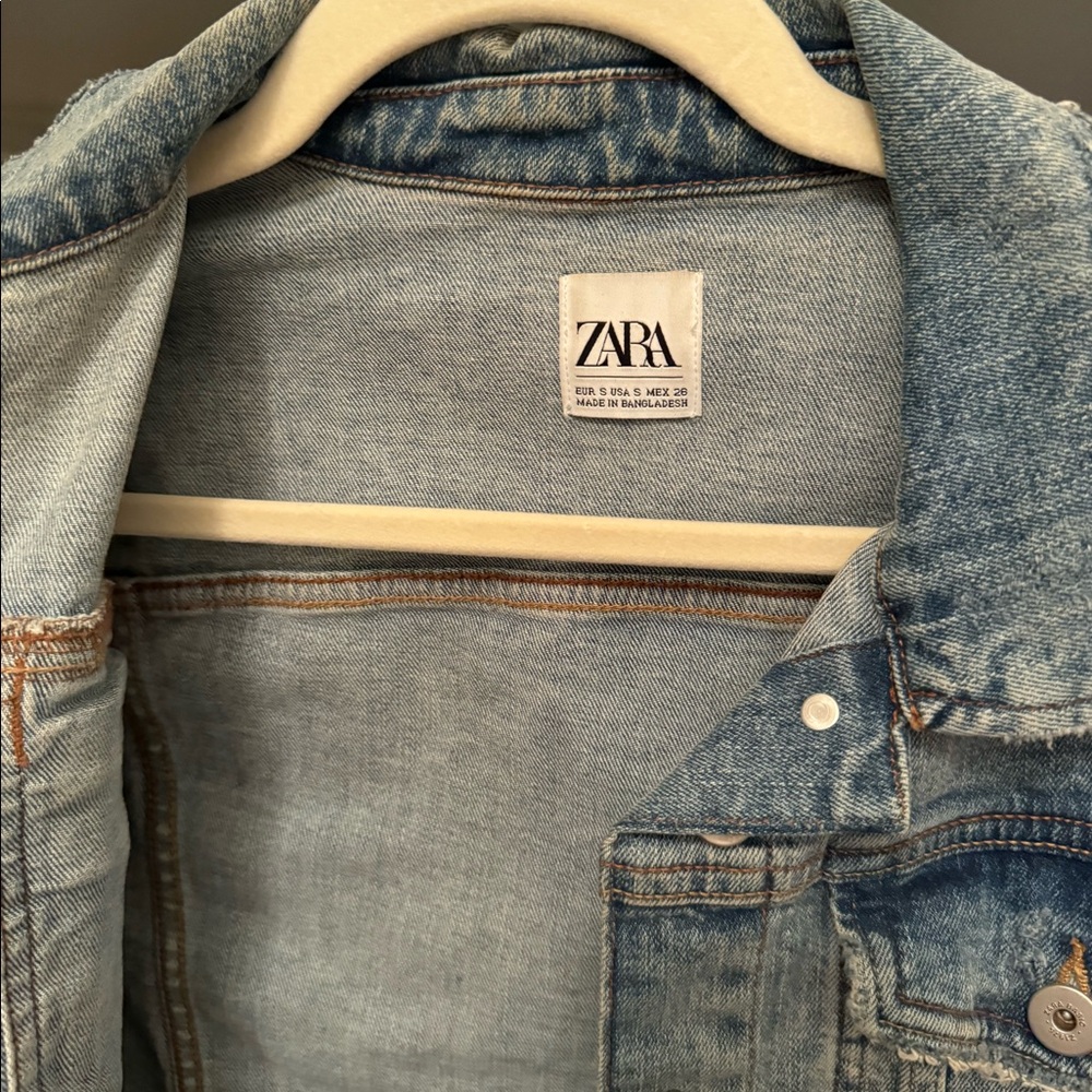 Distressed Jean Jacket - image 3